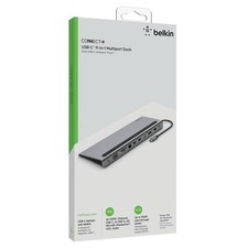 Belkin USB C Hub, 11-in-1 Multi-Port Laptop Dock with 4K HDMI, DP, VGA, USB C Do
