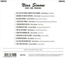 NINA SIMONE/CHRIS CONNOR/CARMEN MCRAE NINA SIMONE & HER FRIENDS NEW CD