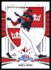 2024 Panini Crusade #128 James Wood Washington Nationals