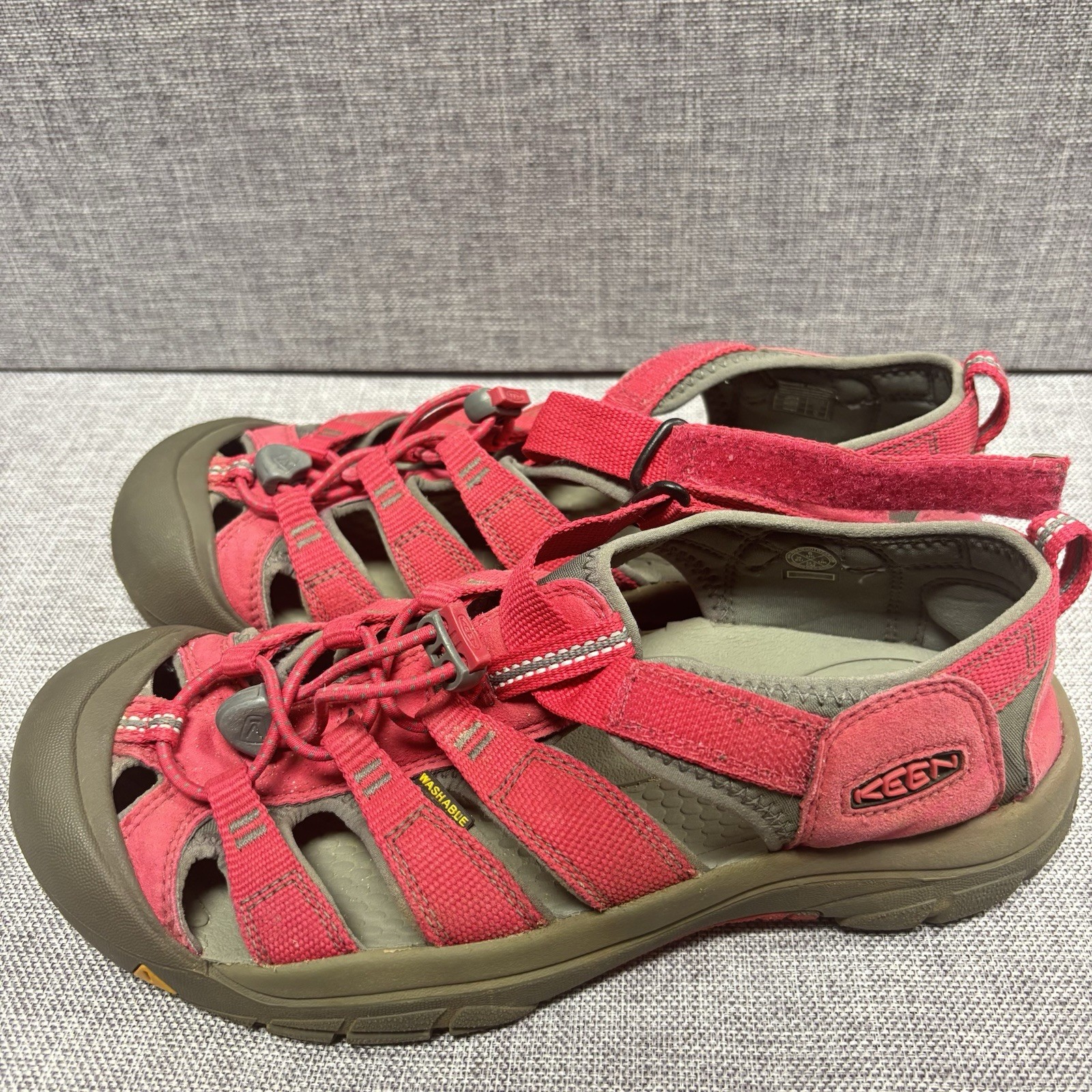 Sandali sportivi donna KEEN Whisper taglia 6 rosa impermeabili punta chiusa estivi