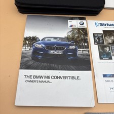 2013 BMW M6 Convertible Owners Manual Quick Reference Guide With Case Included