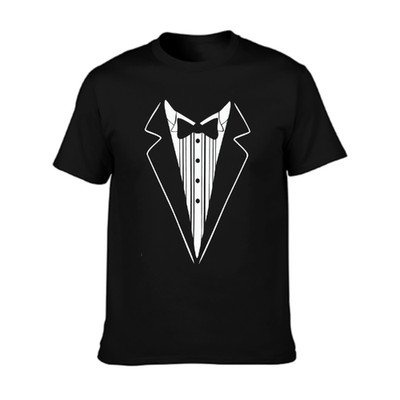 Tuxedo Fancy Dress Funny Mens T-Shirt Size S-5XL