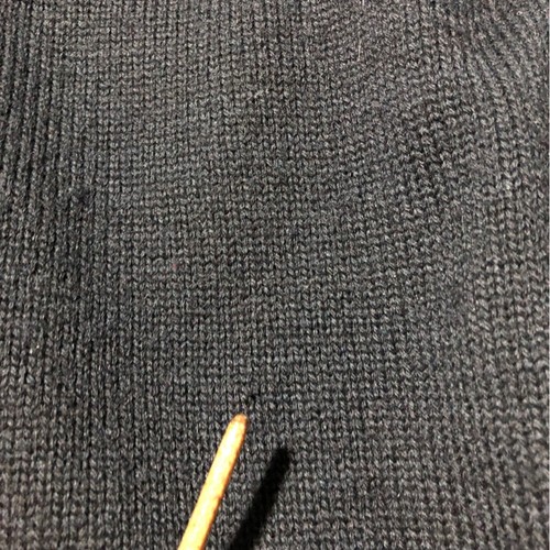 Meister Vintage made in Hong Kong knit wool alpine skiing sweater black purple L - Picture 12 of 14