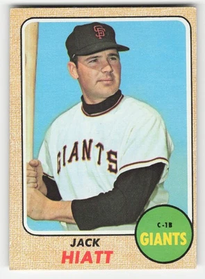 Jack Hiatt 1968 Topps #419 San Francisco Giants Pr-Fr Tape - Image 1 of 2