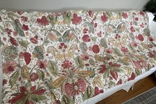 Pottery Barn Courtney Organic Cotton Floral Duvet Cover 2 Shams F/Q Green Red