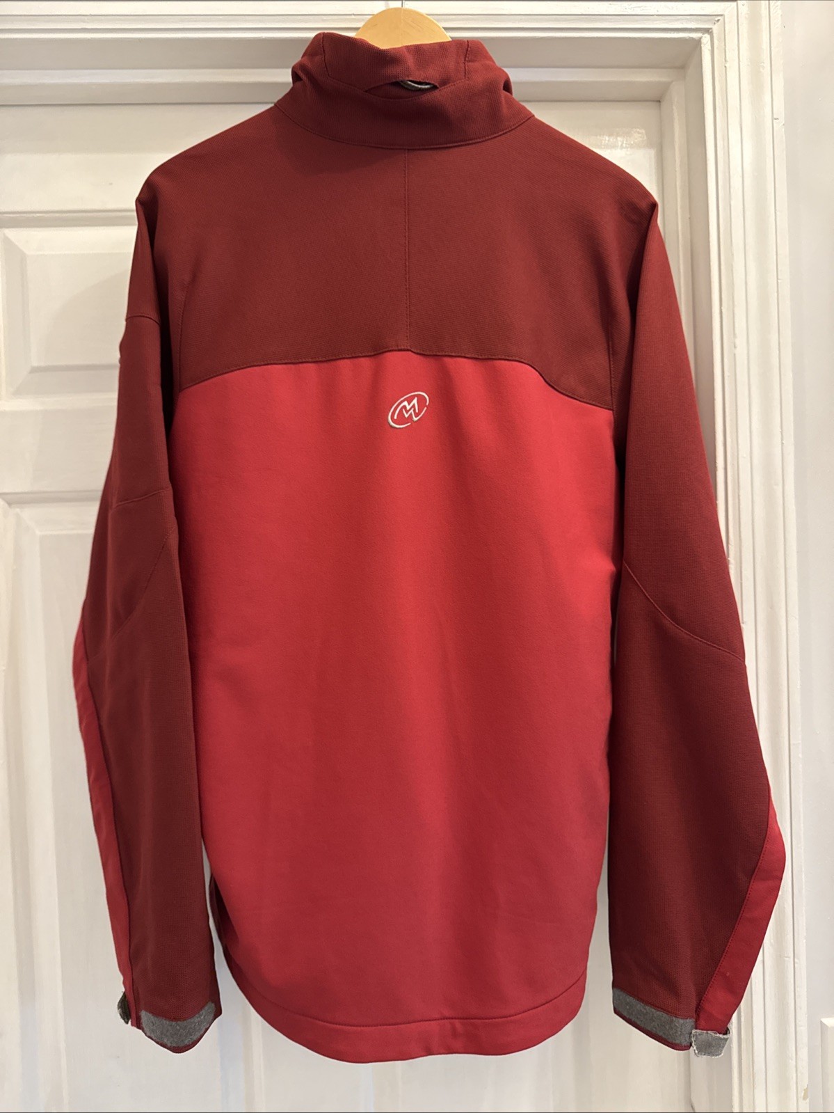 Cloudveil Maroon Softshell Zip Front  Jacket Mens… - image 2