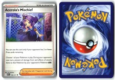 ACEROLA'S MISCHIEF 180/217 Uncommon Ascended Heroes Non Holo NM