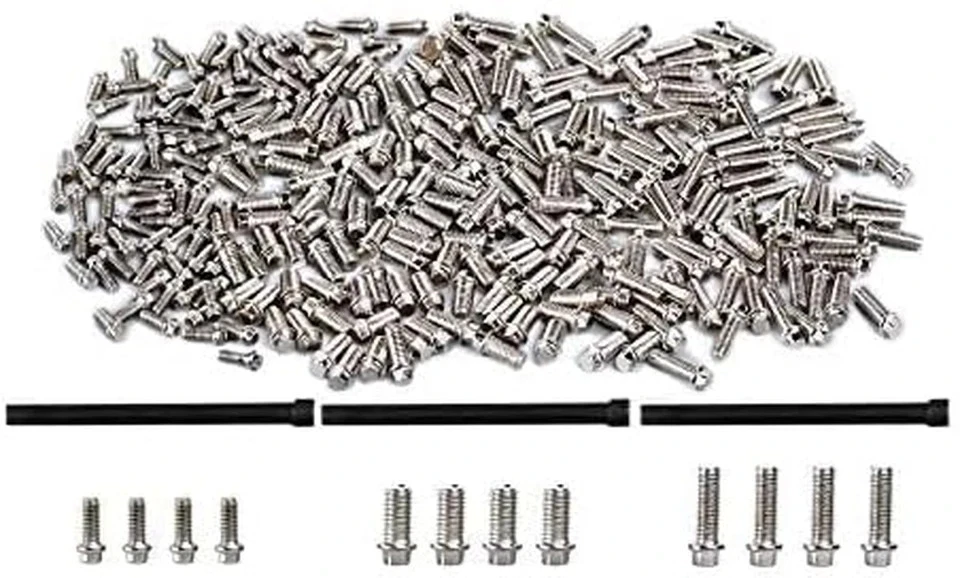 INJORA 300 件 M2 M2.5 M3 金属螺丝套件车轮轮辋适用于 1/10 遥控汽车履带器 — 第 2/4 张图片