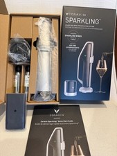 Système de conservation des vins mousseux CORAVIN : chargeur, bouchon, capsules de CO2 (399 $)