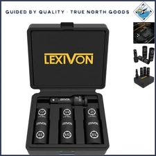 6-Piece Impact Socket Set - Chrome Molybdenum Steel & Innovative Flip Design