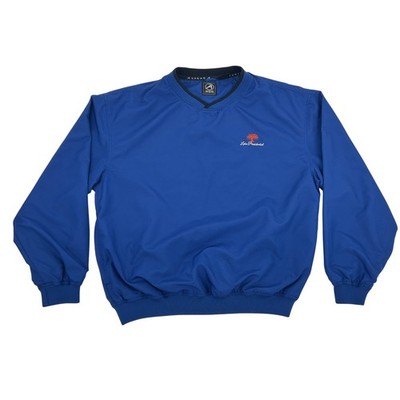 Ahead Authentics Lake Presidential Windbreaker Pullover Mens L Blue Pockets Golf