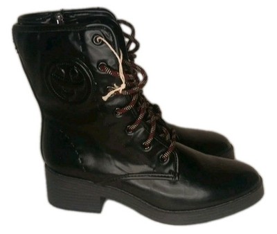 sam & libby womens melanie black boot lace and zips size 8