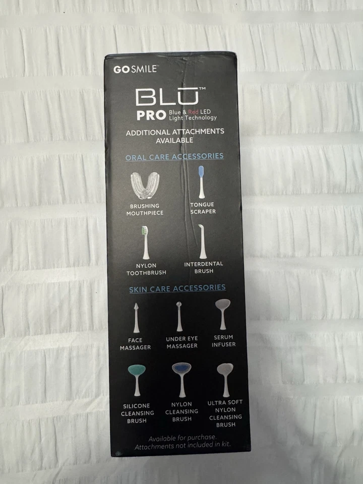 GO SMILE BLU 专业声波牙齿美白套装 - 白色(全新) — 第 3/4 张图片