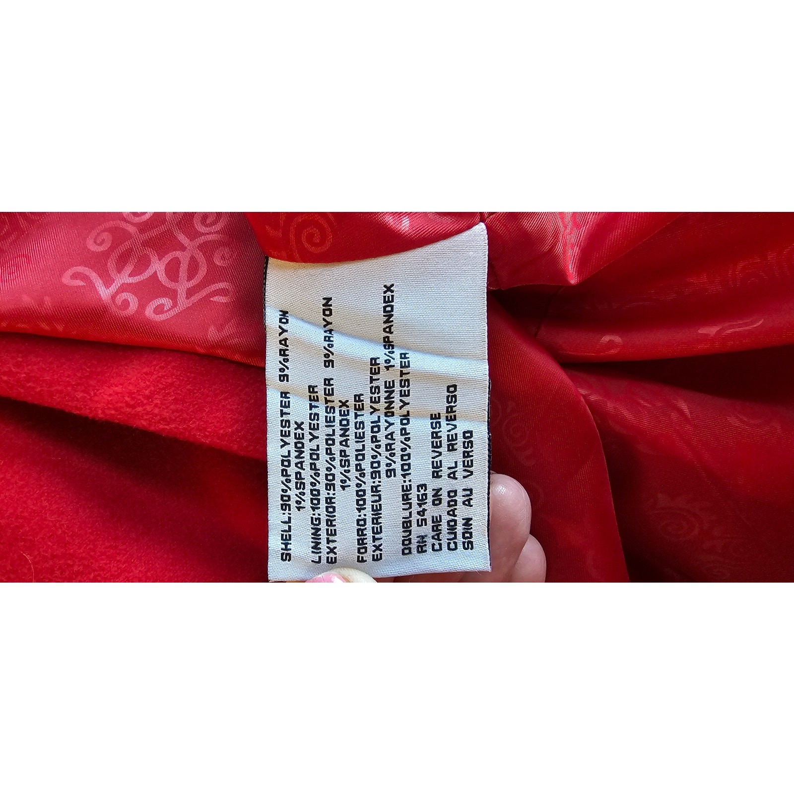 Jessica Simpson Red Stretch Solid Button Fit & Fl… - image 8