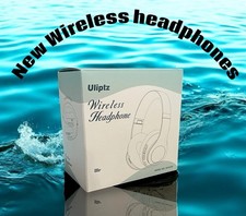 Uliptz Wireless Bluetooth Headphones, 65H Playtime, V 5.3 Standard, Black