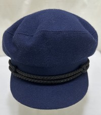 Sterkowski DANUBE MOD 3 Wool Breton Cap Traditional Fisherman Blue Navy Size 54