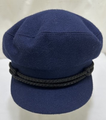 Sterkowski DANUBE MOD 3 Wool Breton Cap Traditional Fisherman Blue Navy Size 54