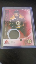 2025-26 Upper Deck SP Game Used Red Jersey Riley Duran Boston Bruins