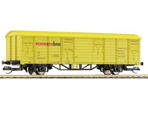 *** Tillig ged. Güterwagen „Schweerbau“ DB Bahnbau Wiebe CD DR OVP TT 14193 *** | Zustand: Gebraucht
