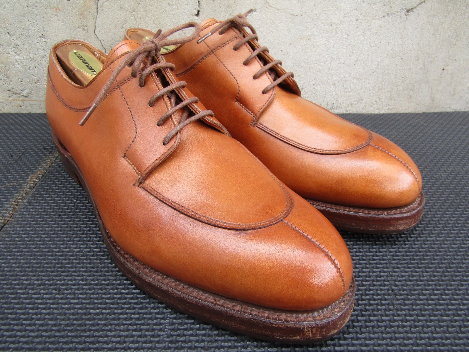 SAOLA CROCKETT & JONES SPLIT TOE DERBY BROWN SHELTON Taglia UK 7.5 E US 8.5