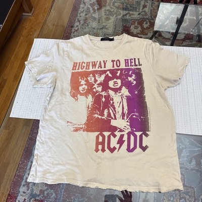AC/DC - Highway to Hell - Men - medium - T Shirt -Metal Rock Band Concert Merch 