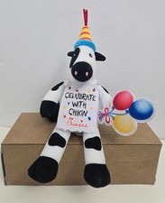 Chick-fil-a Cow Plush "Celubrate With Chikn" Toy 2019 Stuffed Animal CFA 10"