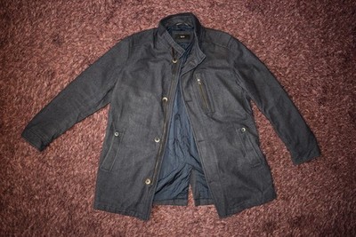 HUGO BOSS Wool Coat men size 58