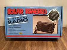 Vintage Sun-Mate Dynamo Solar Powered Radio AM/FM, Tested-Working NOS Video