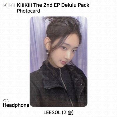 KiiiKiii 2nd EP Delulu Pack Calendar/Crystal Ball/Headphone/Bubble