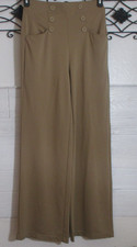 Max Studio Women's Pull-on Pants Size XS Tan Elastic Waist