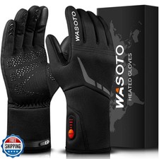 WASOTO Heated Glove Liners for Men Women 7.4V Battery 22.2WH Thin