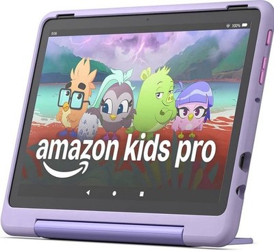 Amazon Fire HD 10 Kids Pro Tablet | 13. Gen. | 32GB | Lila Happy-Day-Design NEU