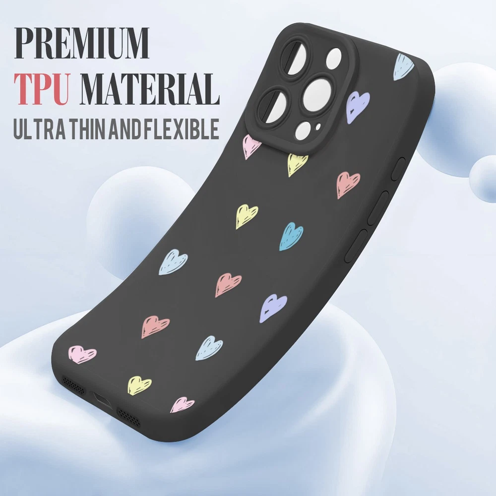 Shockproof Flexible Phone Case for iPhone 15 Pro 14 13 Samsung S25 Edge S24 FE S23