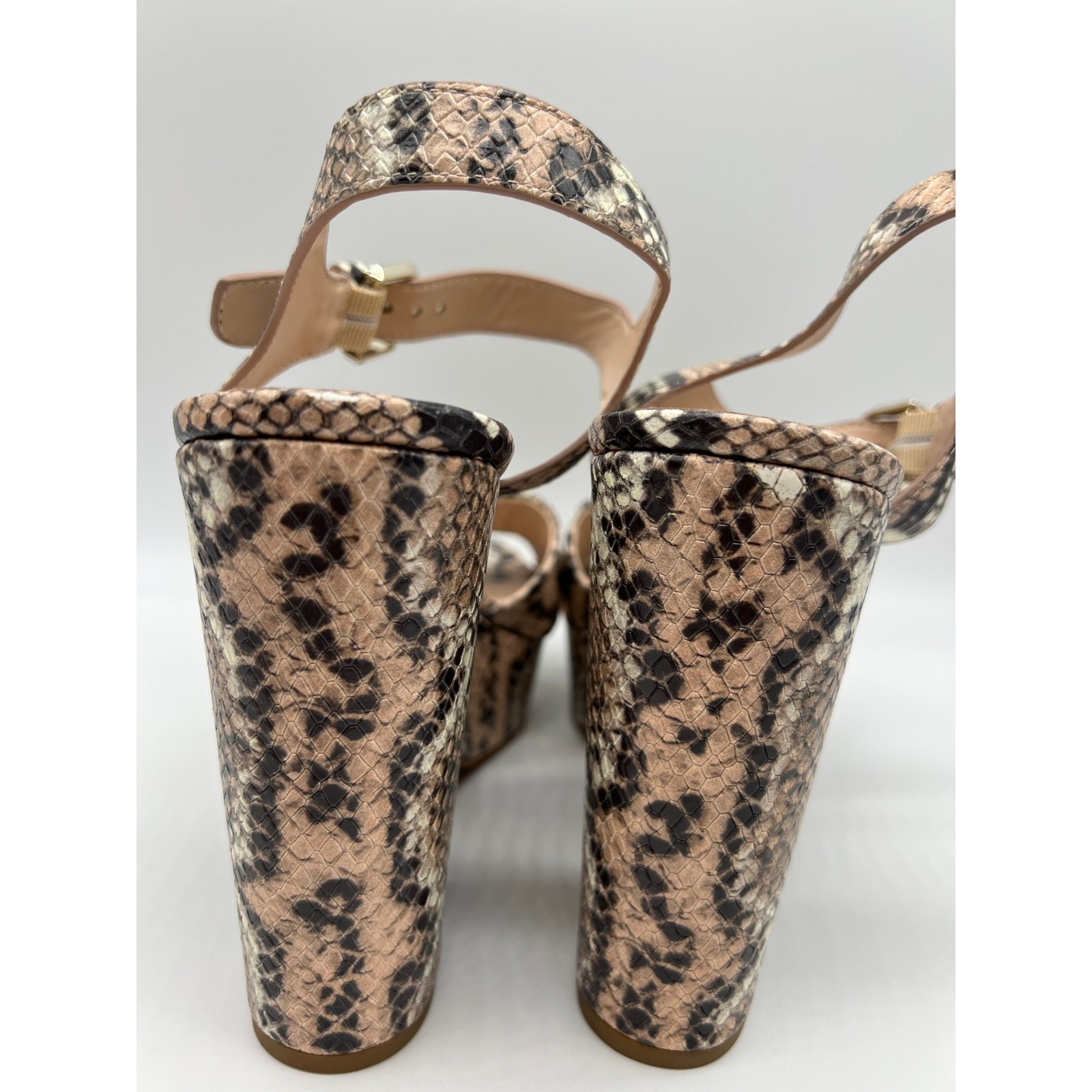 Kate Spade Women's Grace Leather Dressy Snake Print Platforms Size 10M thumbnail 8