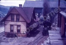 RGS Railroad 20 on excursion Ophir Depot 1947 35mm Slide John Maxwell (4879)