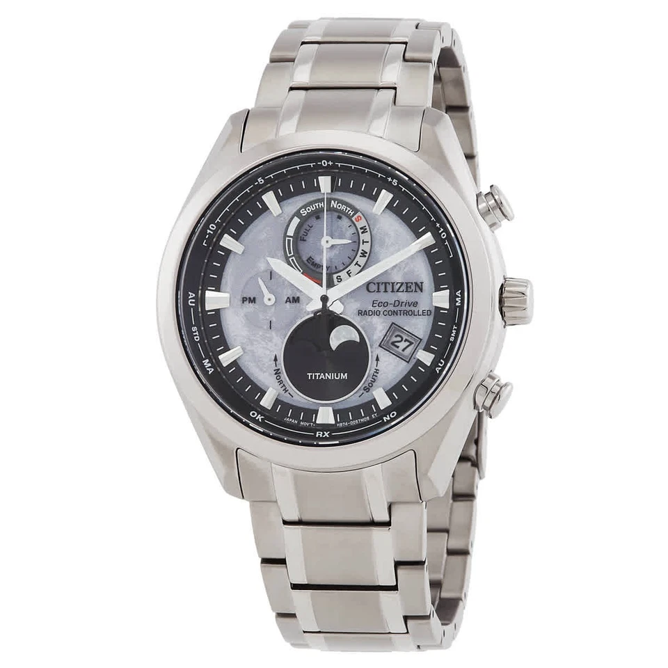 Reloj Hombre Citizen Tsuki-yomi A-T Eco-Drive Perpetual World Time BY1010-81H