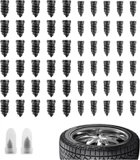 Rubber Tire nail Repair kit Screw in Tires Plugs Car SUV truck Van 100PCS