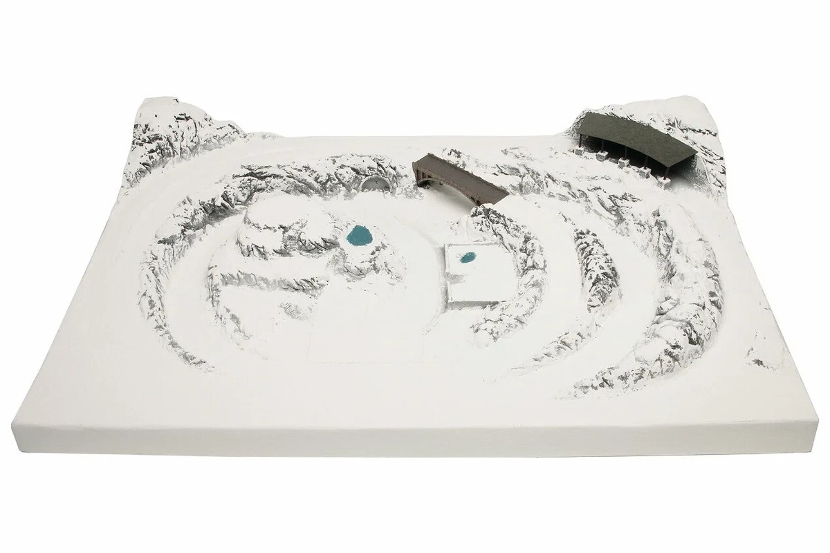 NOCH 87005 Z Layout Interlaken, made of Structured Hard Foam 75 x