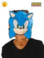 Sonic The Hedgehog 1/2 Mask - Child - Rubies