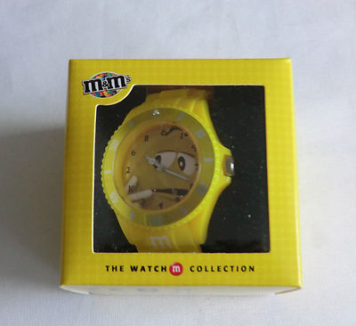 M&M M&M 's The Watch Collection Silikon Armbanduhr Uhr Yellow Neu  siehe Fotos