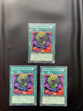 Yugioh Dragon Treasure SDJ-038 Unlimited Edition Common Damaged X3
