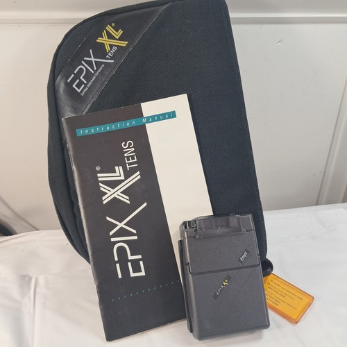 Empi Epix XL TENS Pain Relief unit & manual & travel case pouch epic READ