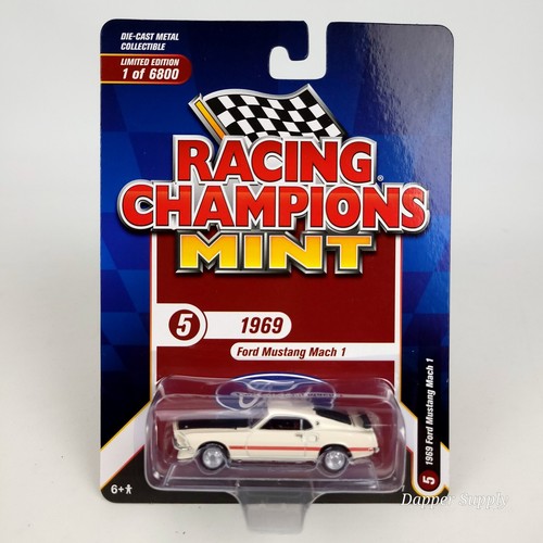 Racing Champions Mint 1969 Ford Mustang Mach 1 Diecast 1:64 Release 1 Car #5 New - Picture 4 of 4