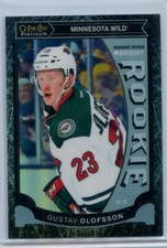  2015-16 O-Pee-Chee Platinum Marquee Rookies Black Ice #M44 Gustav Olofsson 3/99