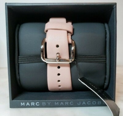 NWT Marc by Marc Jacobs Pink Molly Leather Watch | eBay display picture 3