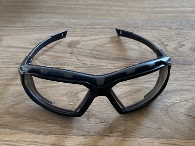 Pyramex 12 Pair Highlander Plus Safety Glasses  Black Foam Lined Frame - Clear