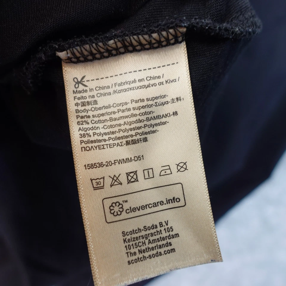 Hippie Future Folk Atswork T shirt Mens M Black Universe Else Tour SCOTCH SODA - Image 3 of 4