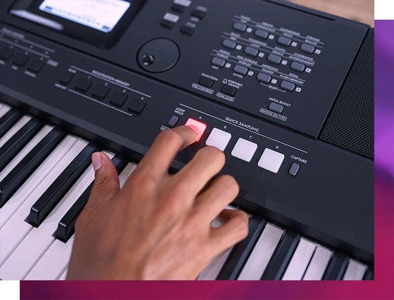 Yamaha PSR-E473 61鍵 フルセット Yamaha PSR-E473 61 Key Portable Keyboard - The Music Den