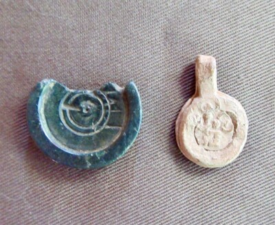 Dug Relic Lead Seals From the 18th Century - Western Massachusetts