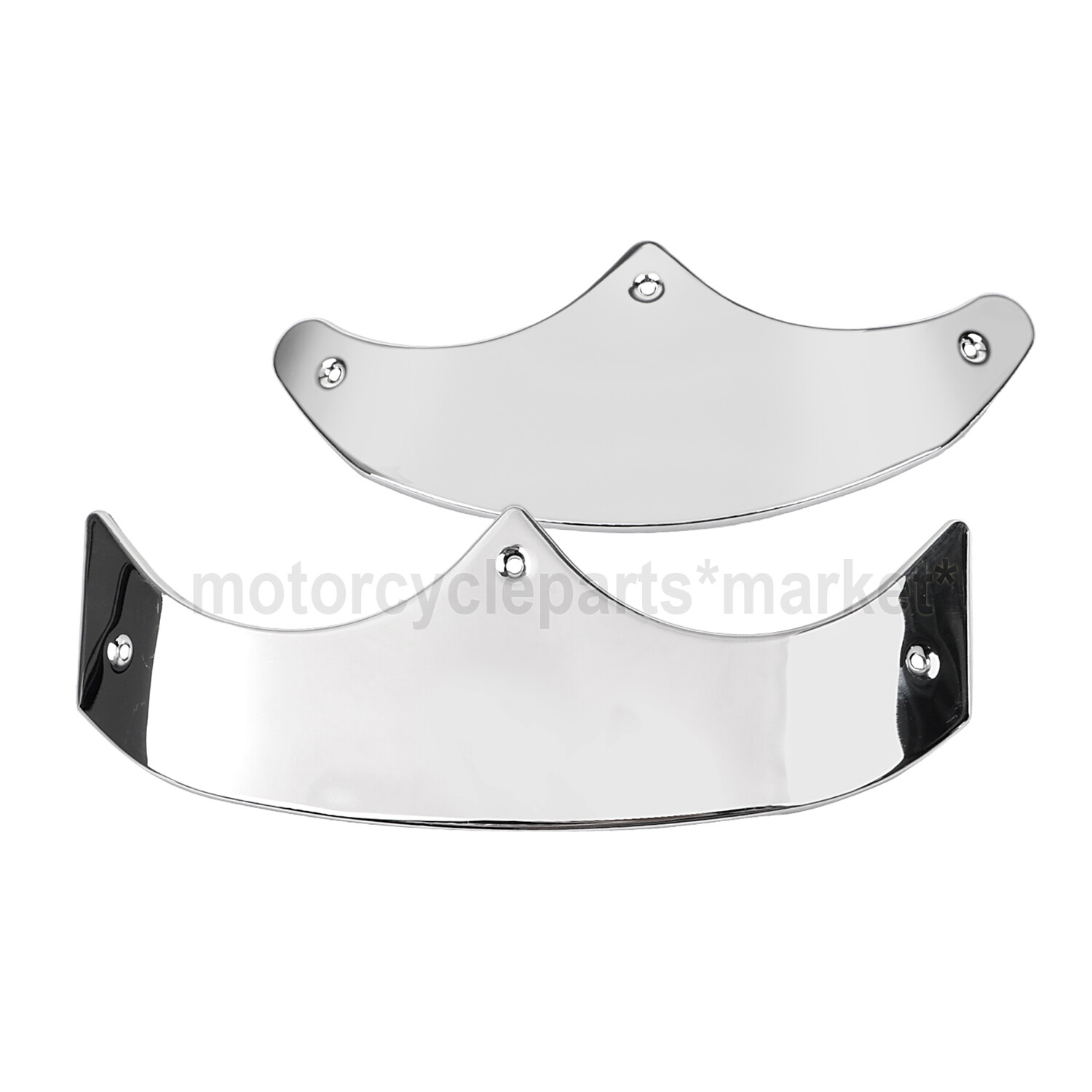 For Harley Motor Front & Rear Fender Tip Trim Fat Boy FLSTF 1989-2006 1990 2000